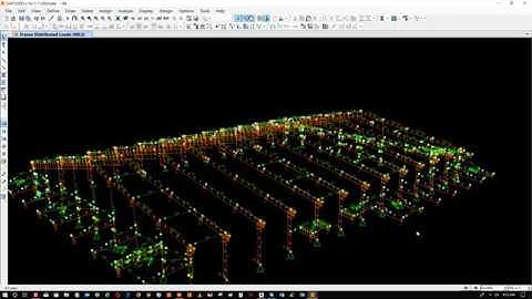 how to design sap2000 steel building 01