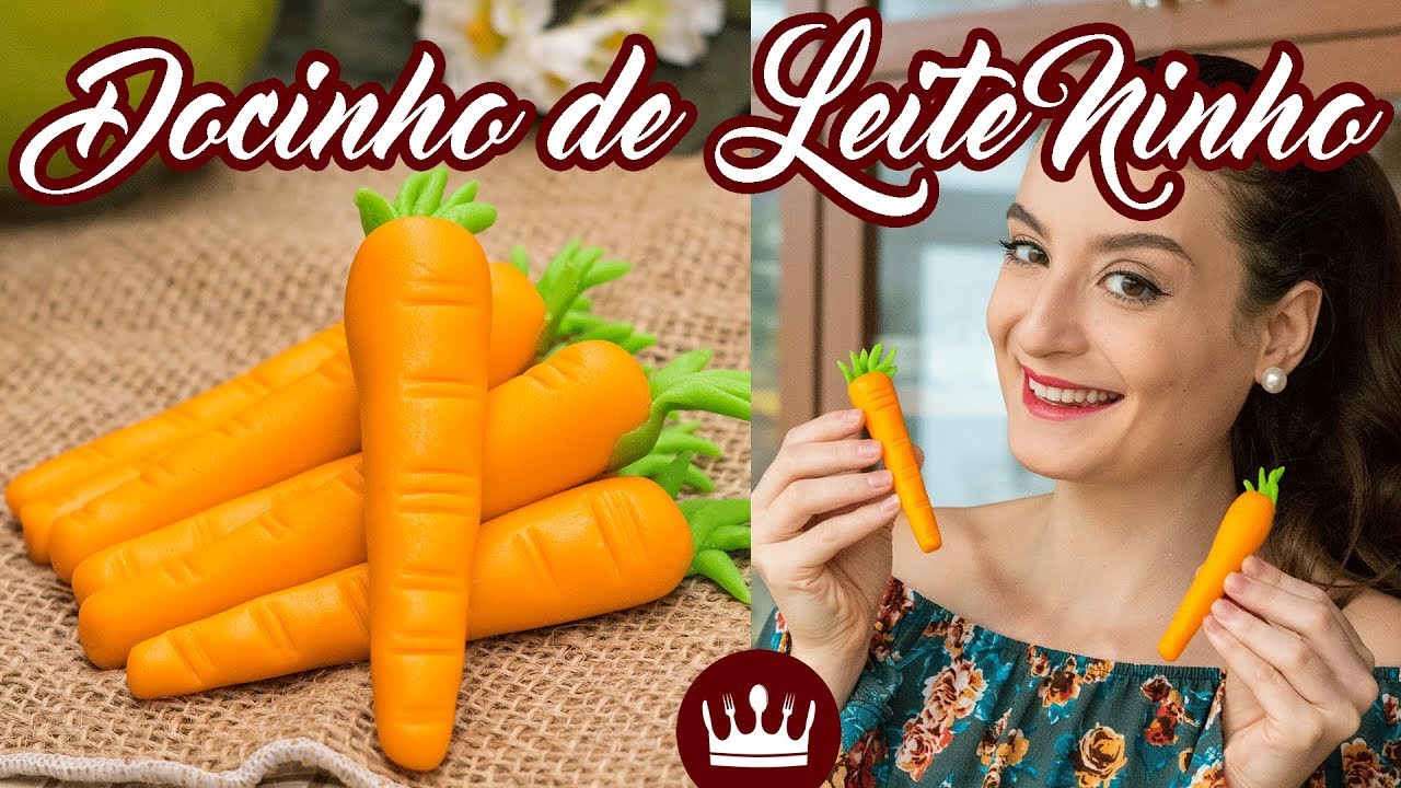 3 INGREDIENTES: Docinho de Leite Ninho (Cenourinha de Leite em Pó) Cozinha do Bom Gosto - Gabi Rossi