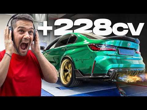 A NEW ENGINE MAP for the BMW M3 G80 - Test Bench and GPS Test 100-200 km/h