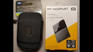 WD My Passport Hard Drive 4TB & My Passport Case | Pros & Cons