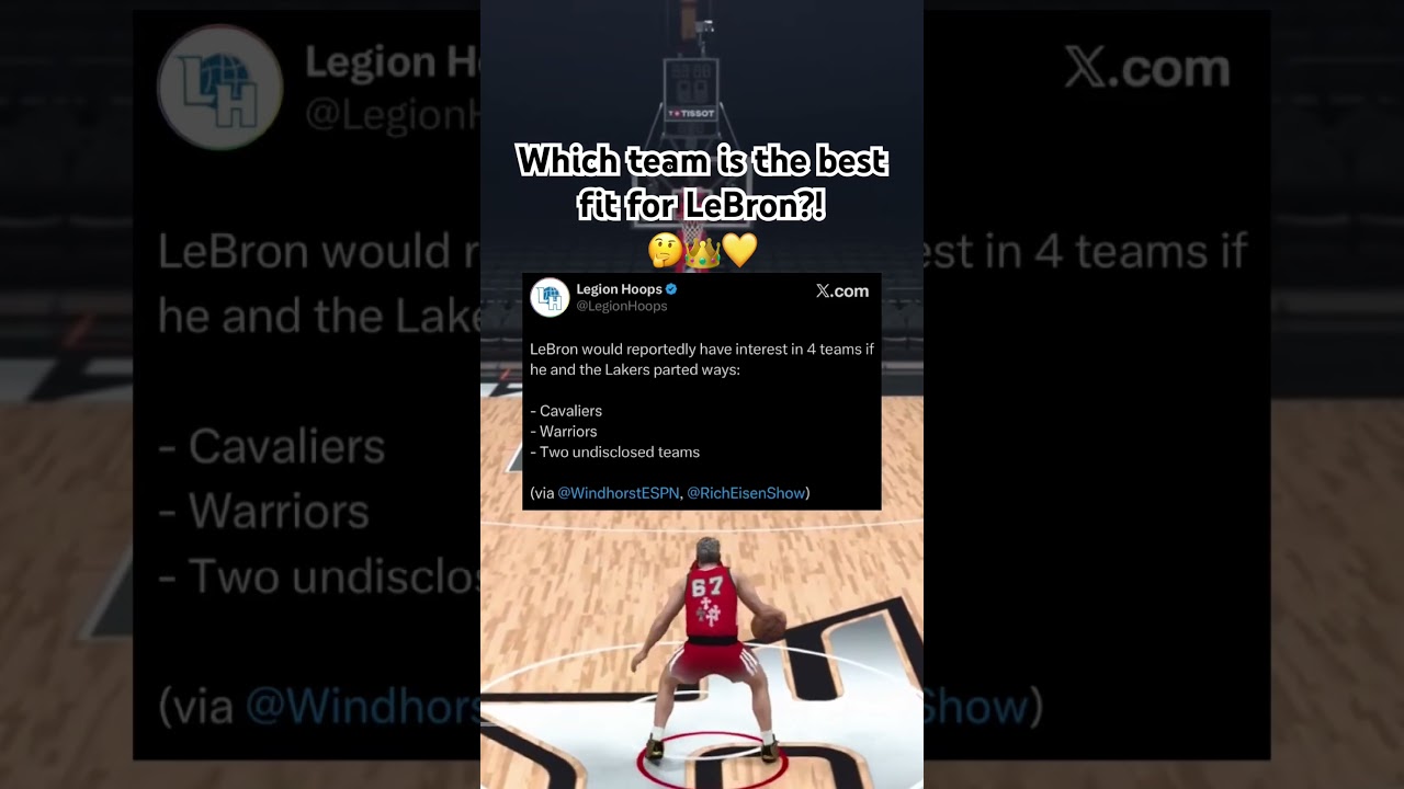 Какая команда лучше всего подходит Леброну?! 