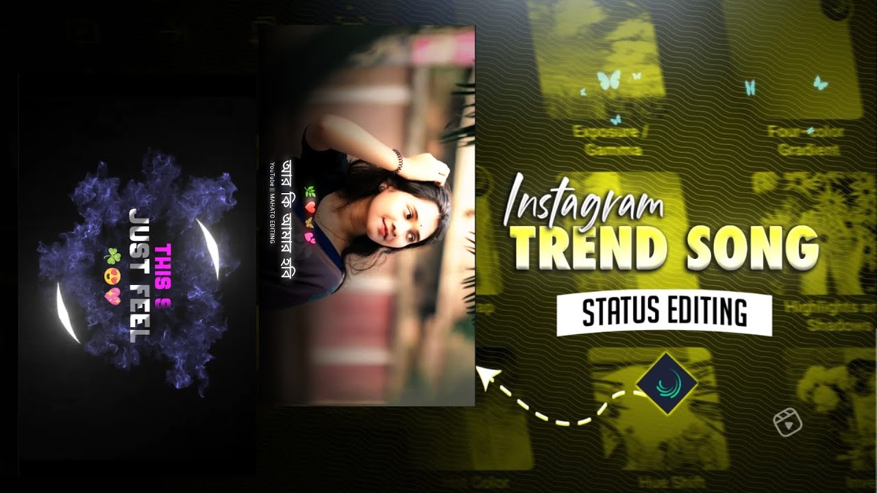 💥 instagram trending purulia Hit song 💕 status video editing 💯✨ ALIGHT MOTION 