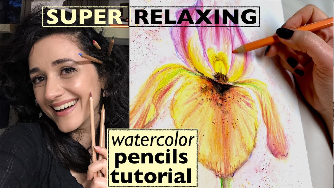 Акварельные карандаши. Нужны? Непреднамеренное видео в стиле ASMR.