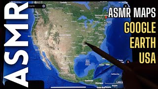 Looking at random US cities on Google Earth 🌎 [ASMR Maps]