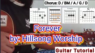 Forever by: Hillsong Worship - (Guitar Tutorial) - Easy Tutorial