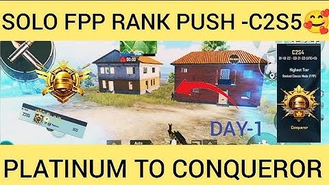 🇵🇰 GOLD/PLATINUM TO CONQUEROR | SOLO FPP RANK PUSH -C2S5🥰.#solofpprankpush
