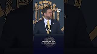 WATCH: Vance tells Naval Academy grads to center gratitude