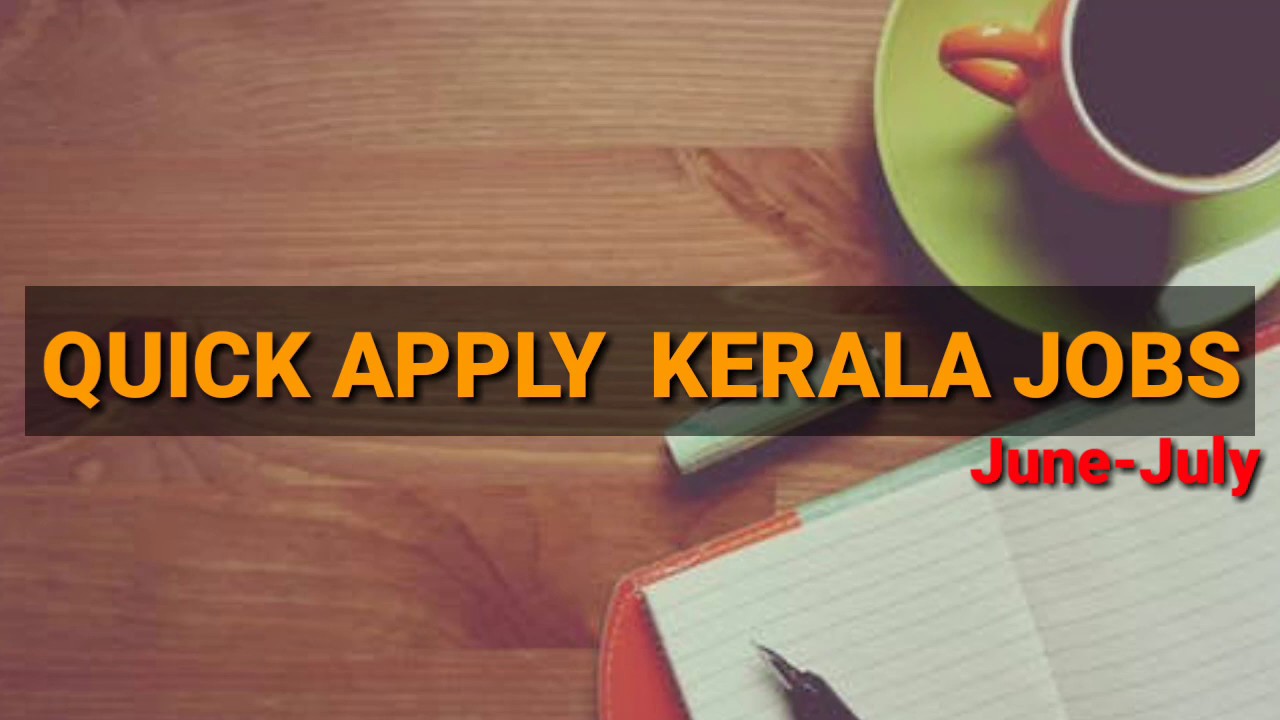Kerala jobs today YouTube