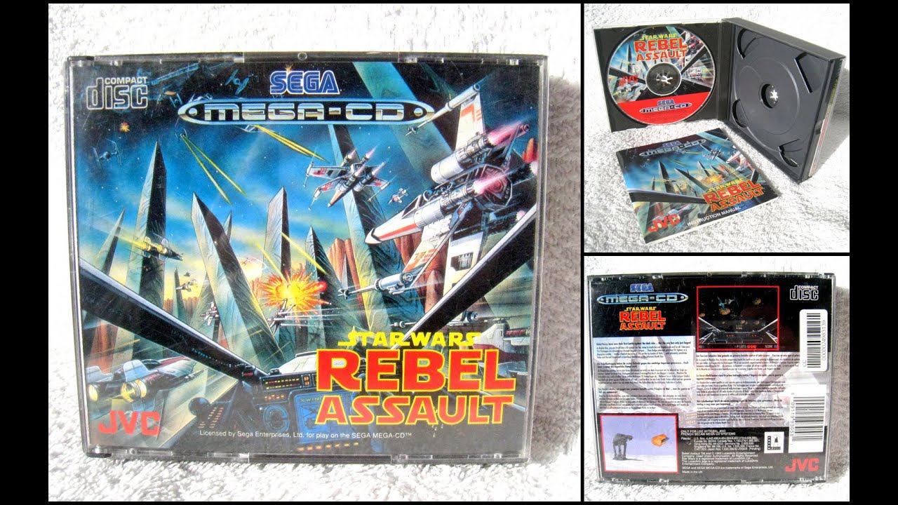 Sega Mega-CD Video Game - Star Wars: Rebel Assault (1993  display picture 1