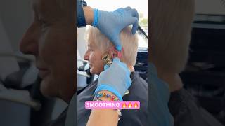SMOOTHING SHORT PIXIE HAIRCUT: Complete Tutorial Linked Below! 🔥🔥🔥