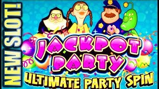 ★NEW SLOT! JACKPOT PARTY!★ 🎁🎉 ULTIMATE PARTY SPIN - MAX BET! Slot Machine Bonus (SG)