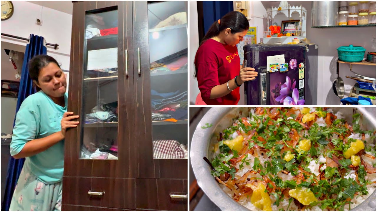 Mummy chya eka call vr gharat kele kahi badal 🫡😍Hotel lajel ashi amazing “Paneer Biryani” Recipe🤤❤️