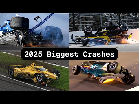 Indycar 2025 Biggest Crashes