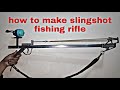 How to make slingshot rifle for fishing hybrid and powerful slingshot philippines ketapel ikan