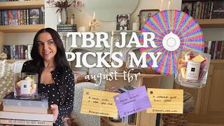 picking my AUGUST TBR using my tbr jar 📖🫙🌟