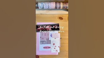A (Quick) Journal Entry: Happiness is Here 🥰 #art #arttherapy #journal #journaling #craftastherapy