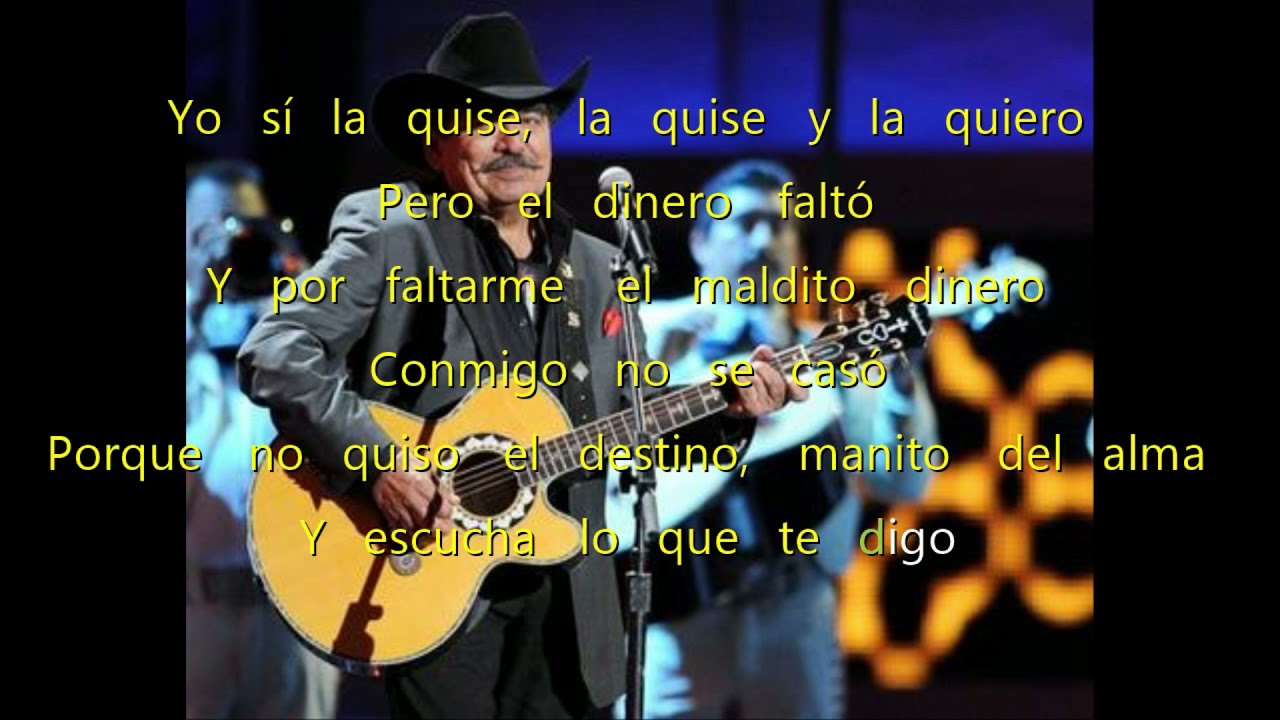 El Precio Joan Sebastian Karaoke HD YouTube