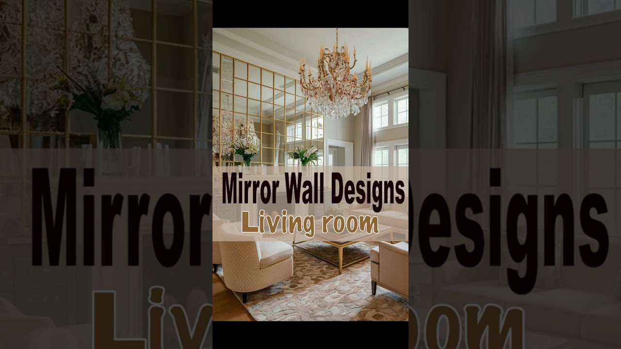 Mirror Magic: Stunning Living Room Designs That Reflect Style 