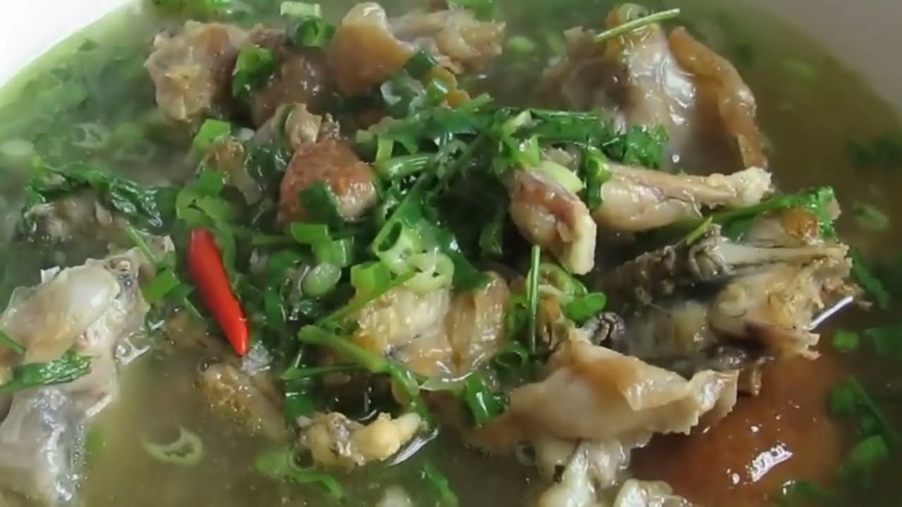 Cooking Pickled Lime Frog Soup In Cambodia-Meals Daily channel