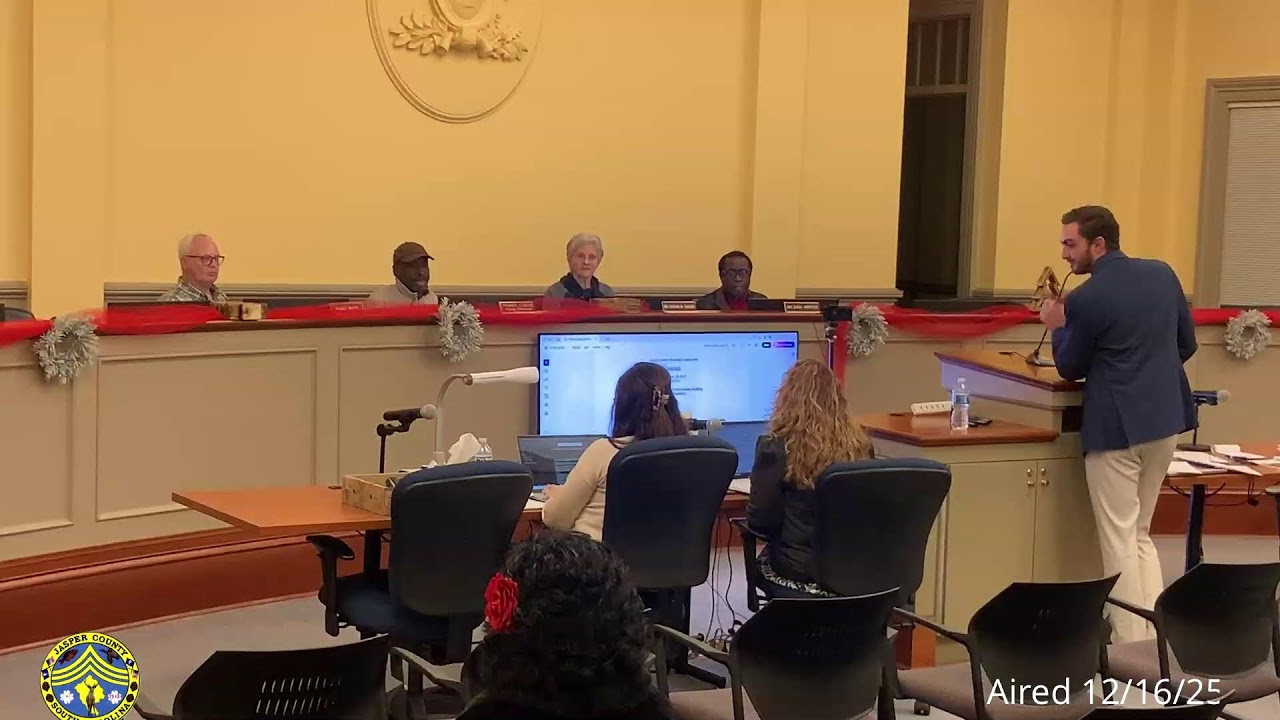 Jasper County Planning Department 12/16/25