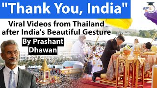 Viral Videos from Thailand after India's Beautiful Gesture | Thank you India for Lord Buddha Relics