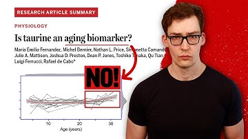 The Surprising Truth About Taurine and Aging! New Study!