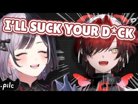 Shiori and Flayon being UNHINGED for 8 minutes straight