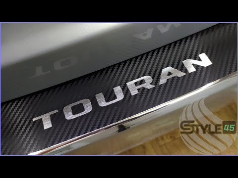 Наклейка на задний бампер Volkswagen Touran #наклейки от #style45