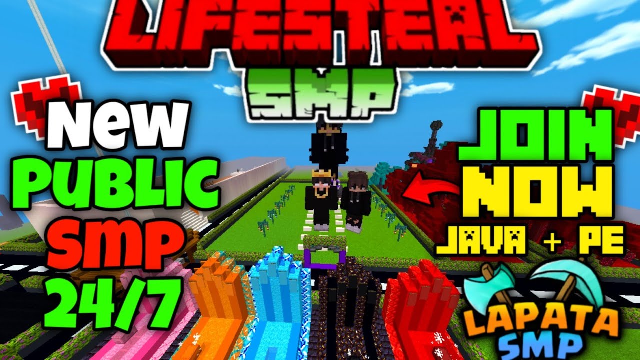 🎉 Join Best Lifesteal Public Smp Server For Minecraft 📌 | Java + PE ...