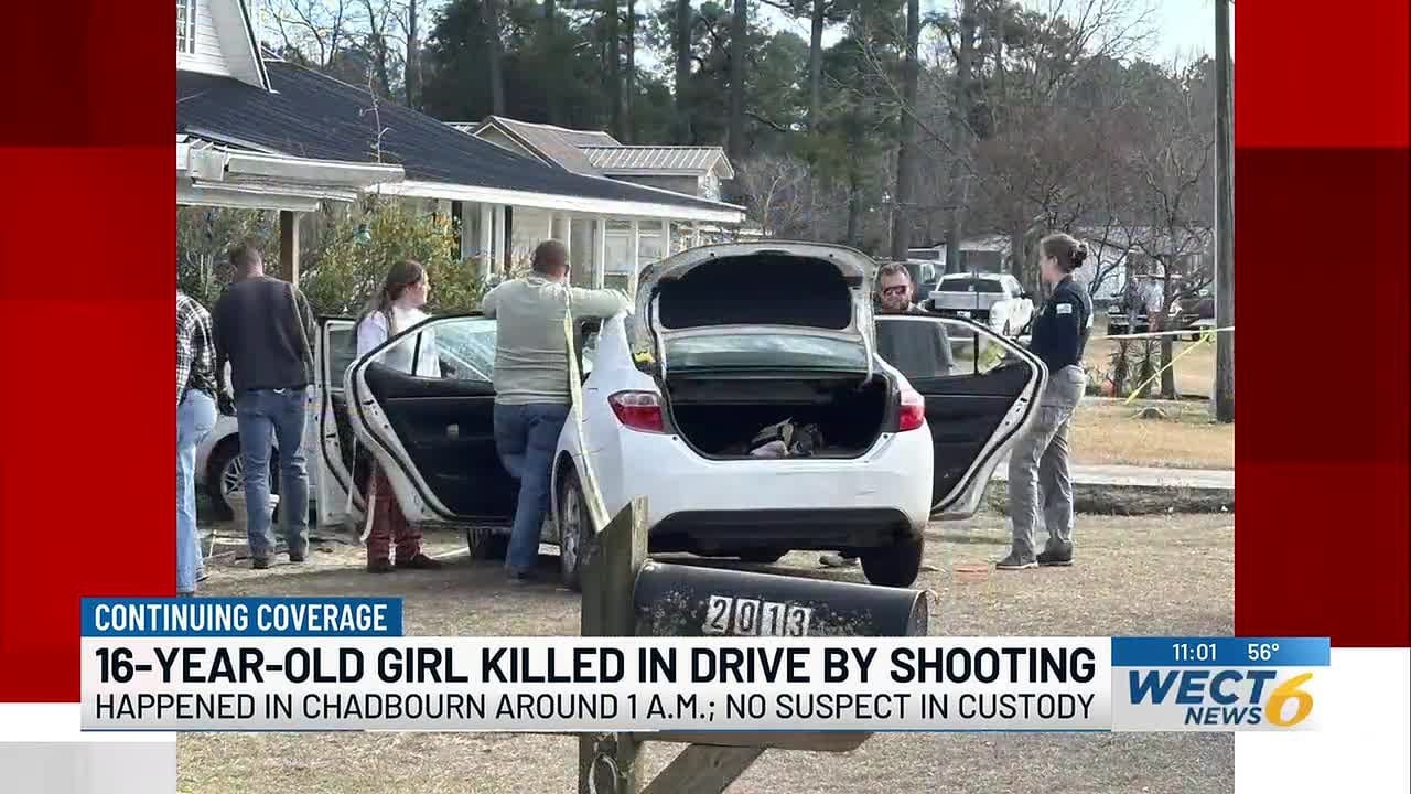 Teen killed in drive-by shooting near Chadbourn