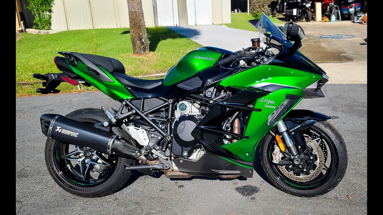 2021 Kawasaki H2 SX SE+ With 323 Miles – Iconic Motorbike Auctions