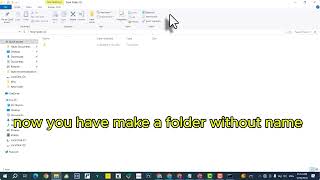 This Folder Is Real But Invisible