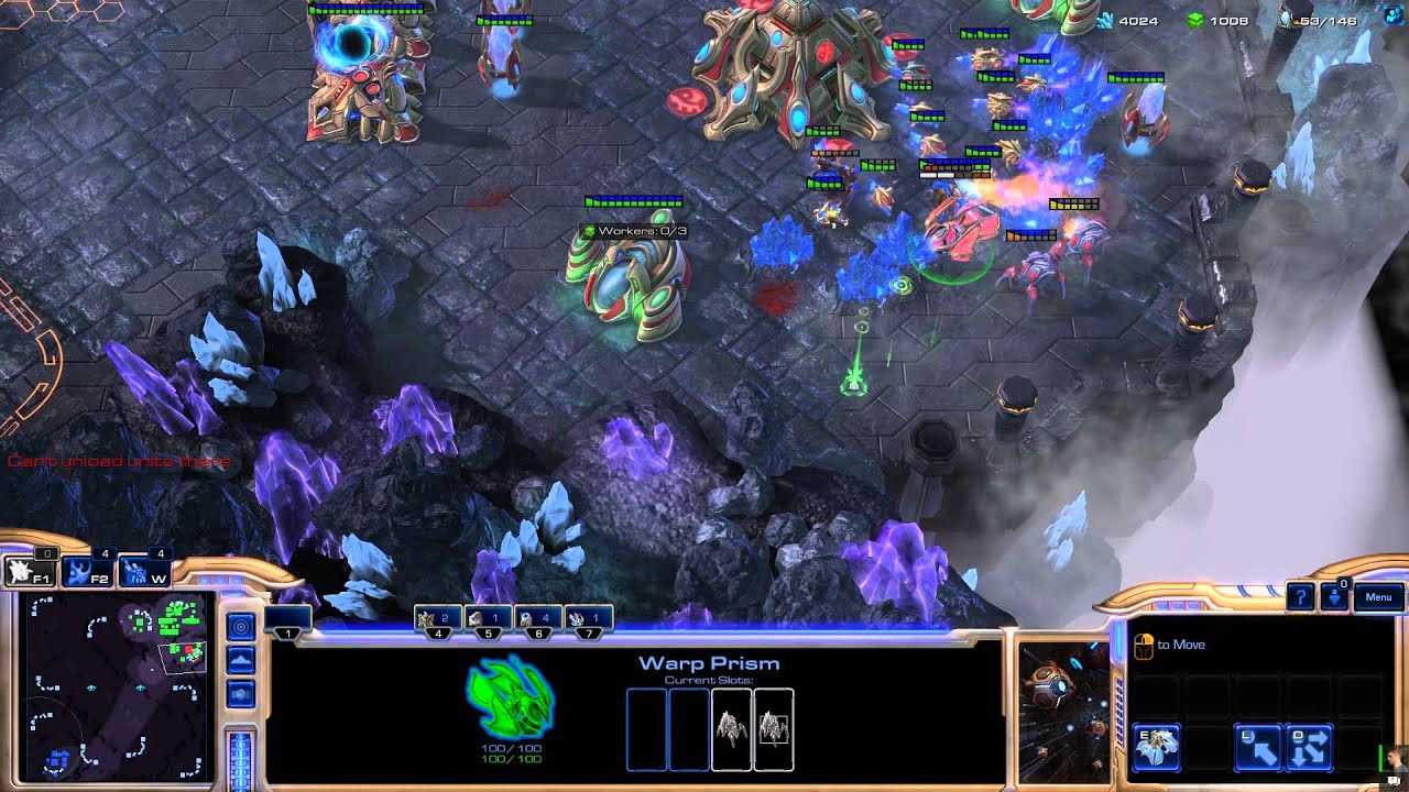 gaming logo Warp prism micro with stalkers