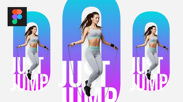 EASY TEXT EFFECT poster in FIGMA