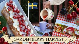 Cozy Baking Homemade Traditional Swedish Fika Sweets 🍰 Countryside Garden Harvest🫐Slow Simple Living