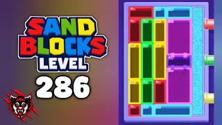 Sand Blocks Drop Puzzle Level 286 Game Walkthrough