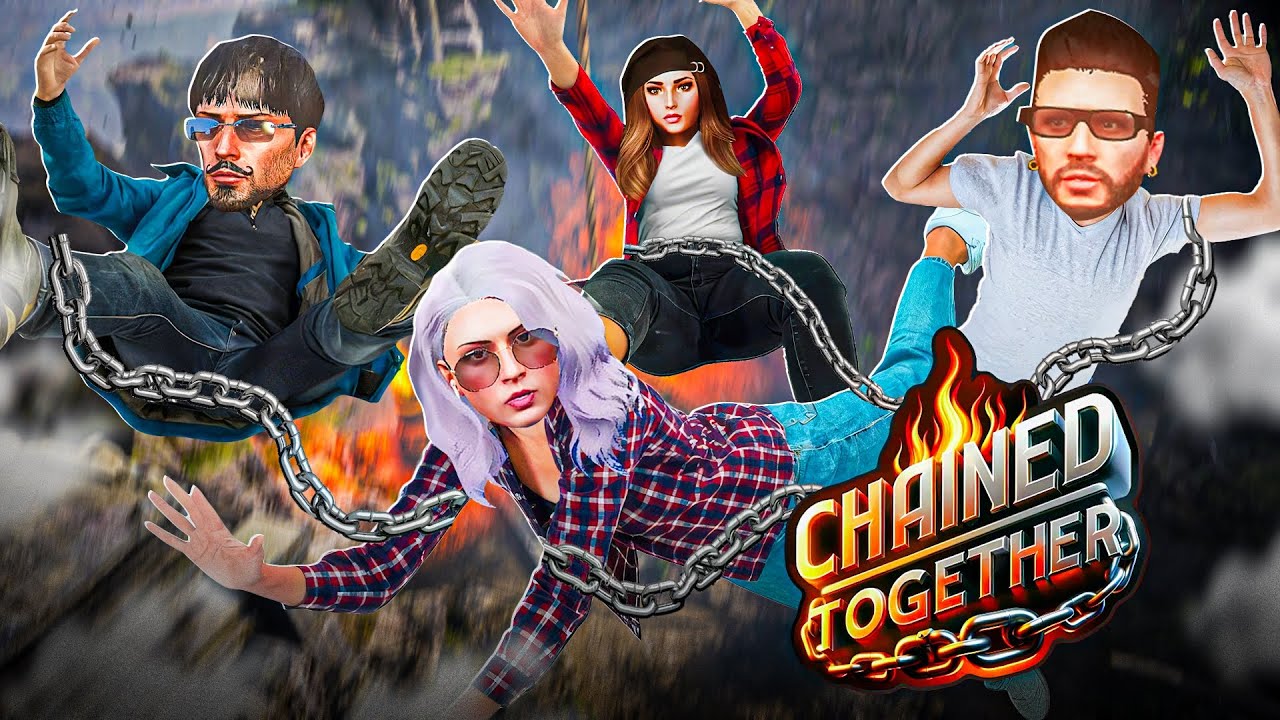 WHEN GTA SQUAD PLAYS CHAINED TOGETHER 😜 Ft. 