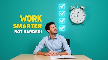 Work Smarter, Not Harder: Productivity Hacks That Really Work | Productivity Secrets to Work Less