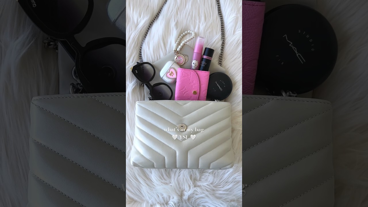 WHAT’S IN MY BAG? 🤍 YSL LOULOU 