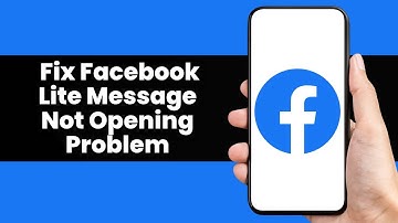 Facebook Lite Message Not Showing Problem  | Fix Facebook Lite Message Not Opening Problem
