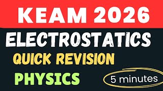 ELECTROSTATICS | QUICK REVISION | PHYSICS | KEAM 2026