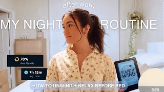 MY NIGHT ROUTINE AFTER WORK 🌃✨💤 how to reset + relax after work | my 5-9 routine