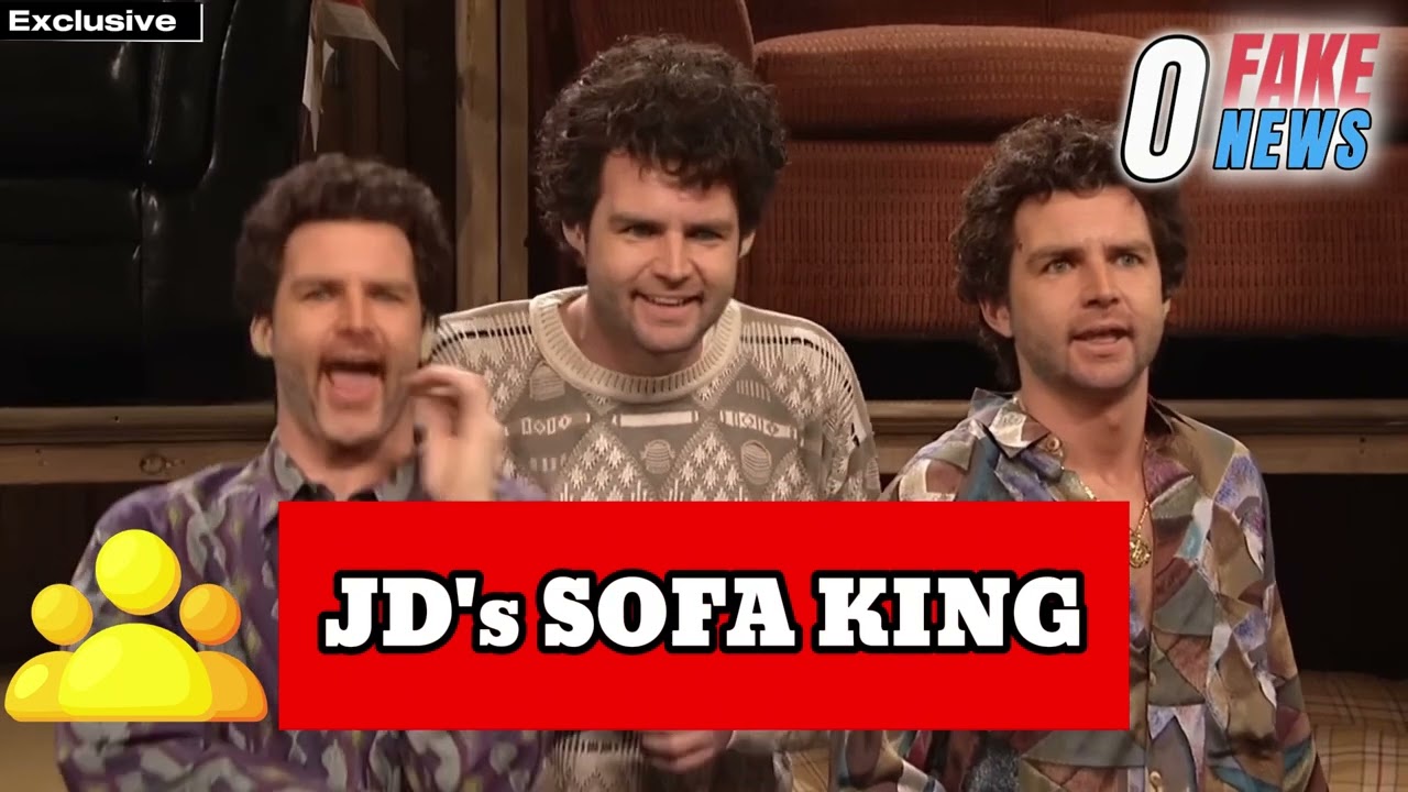 JD's Sofa King !!!  :  MUST SEE! Commercial #2 :  0 FAKE NEWS : Parody