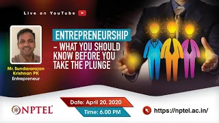 Live_Entrepreneurship - What you should know before you take the plunge