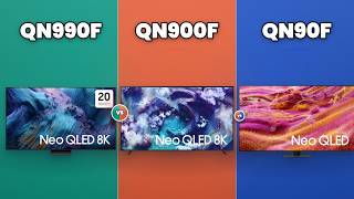 Samsung QN990F vs QN900F vs QN90F | 2026 Samsung Neo QLED 4K TV Comparison