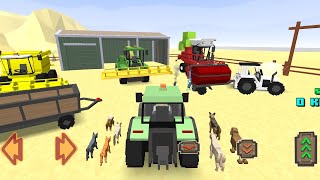 Blocky Farm And Racing PRO Update - All the necessary equipment for agriculture was bought screenshot 4