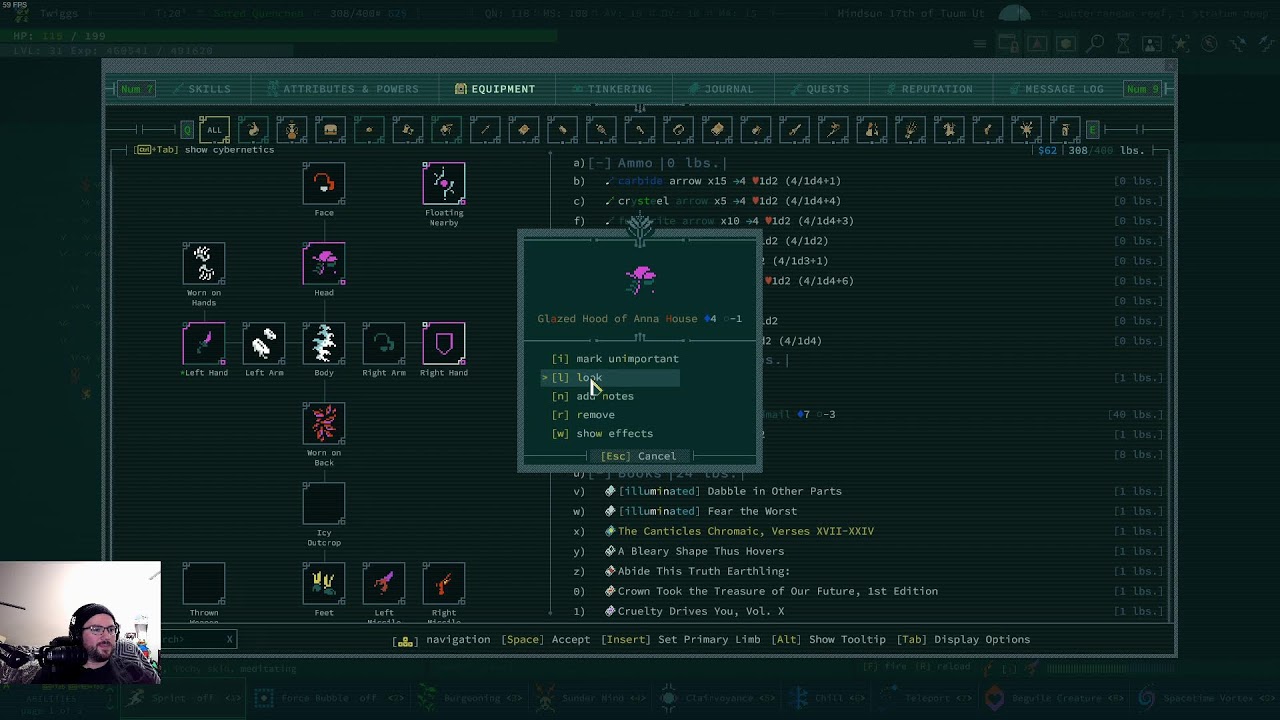 Qud bingo with Aliasbot and SuperHobbit!