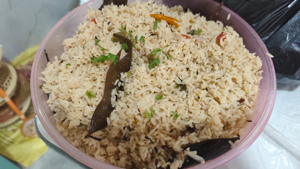 Bagara rice in 2 minutes for chicken and veg kurmas 🤤😋 | biryani flavoured rice 🥵 