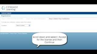 Login into Cengage Now