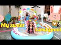 My sweet candy pool  kids fun activity  pageant records